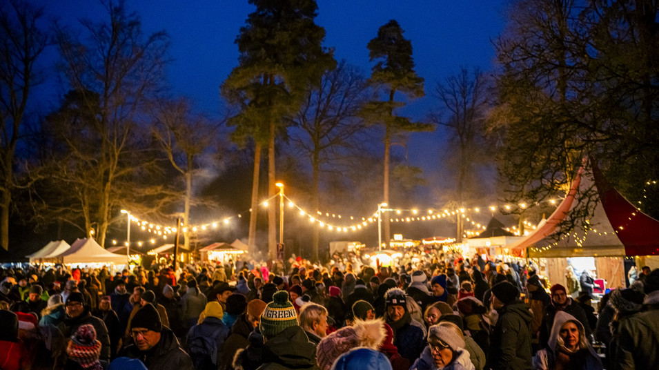 Gelände bei der Romantischen Waldweihnacht