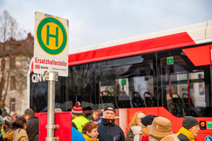 Bushaltestelle Johanniskreuz
