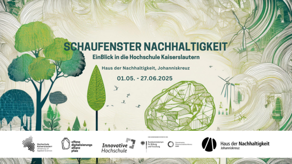 Ankündigung Neue Ausstellung "Schaufenster Nachhaltigkeit"